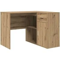 vidaXL Schreibtisch Eck-Schreibtisch mit Schubladen Artisan-Eiche 102 x 88 x 75 cm (1-St)