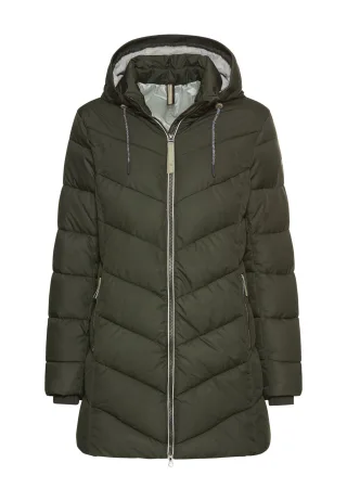 camel active - Wattierte Jacke mit abnehmbarer Kapuze forest - Gr. - 46