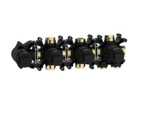 Herzbach MODUL7 Einbaukörper PUSH-Thermostat 2 Verbraucher, 70.720003.1.09 70.720003.1.09