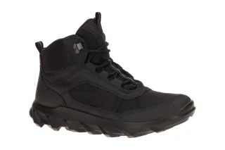 Ecco 82037451052 MX Herrenstiefelette wasserdicht schwarz/grau