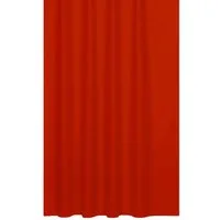 Ekershop Duschvorhang Textil Uni Farben Weiß Schwarz Rot Grau Breite 120 cm für Duschstange Breite 120 cm (inkl. Ringe), Höhe 200 cm, wasserabweisend, waschbar, bügelbar