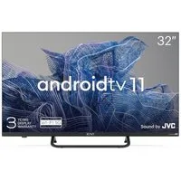 KIVI 32F750NB LED-Fernseher (80,00 cm/32 Zoll, Full HD, Android TV, Smart-TV, Bluetooth, JVC Lautsprecher, Hbb TV, Sprachsteuerung, 3x HDMI, 2x USB)
