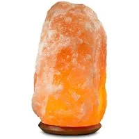 Wagner Life Design Salzkristall-Tischlampe Rock, Leuchtmittel wechselbar, Warmweiß, Handgefertigt aus Salzkristall - jeder Stein ein Unikat, ca.25-30 kg