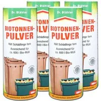 Silberkraft Biotonnenpulver Bio-Tonnenpulver gegen unangenehme Gerüche und Schädlinge, 2000 g, Einfache Anwendung Vielseitig einsetzbar Effektiver Schutz vor Maden, Effektiver Schutz, enthält Calciumcarbonat, Bindet Flüssigkeiten