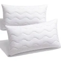 Gentle North Microfaserkissen Hochwertige Kopfkissen in Hotelqualität verschiedene Größen, Füllung: 100% Polyester, Seitschläfer, Rückenschläfer, Seitenschläfer, Bauchschläfer, 1- oder 2-tlg., Reißverschluss für Füllung, waschbar, Made in EU, allergi