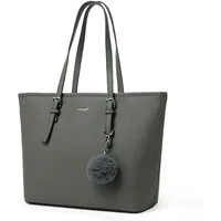 TAN.TOMI Shopper Damen Shopper Klassisch Elegante Handtasche Henkeltasche Schwarz, Groß Damen Schultertaschen, ​Geschenke für Frauen in schlichter Optik