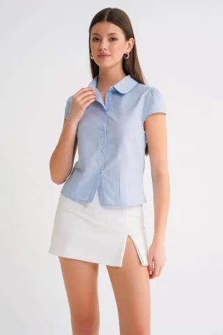 Slim Fit Popelinehemd