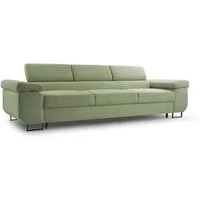 Beautysofa Schlafsofa NAVIO, mit Verstellbare Kopfstützen