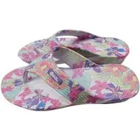 VewoTex Damen Zehentrenner Blumen » günstige Damenschuhe Badezehentrenner (1 Paar, 2-tlg., 1 Paar) Badesandalen mit Blumenmuster » Sommer Gartenschuhe » Badelatschen