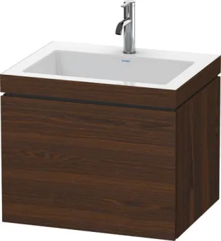 Duravit L-Cube c-bonded Set wandhängend Nussbaum gebürstet Matt 600x480x500 mm - LC6916O6969 LC6916O6969
