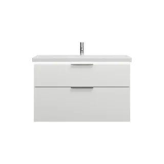 Burgbad Keramik Waschtisch-Set Eqio Weiß Matt/Alpinweiss, SEZA103F6014C0001 SEZA103F6014C0001