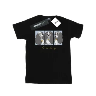 Disney - "Lady And The Tramp Lady Frames" T-Shirt für Damen (Schwarz)