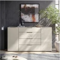 HBZ Kommode Santorin, BxHxT 180x99x40 cm (1 St), Breite 180cm, Softclose für Türen und Schubkästen, Melaminbeschichtung