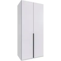 Wimex Kleiderschrank Mugano,in 5 Breiten,2 Höhen,2 Tiefen, viele Farben, Made in Germany (in Basic oder Premium Ausstattung) mit langen Griffen aus Metall, mit oder ohne Spiegel