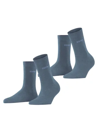ESPRIT socks & tights - Esprit Uni 2-Pack Damen light denim - Gr. - 36.5