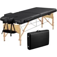 Yaheetech Massageliege, 2 Zonen Massagebett Aluminiumfüße