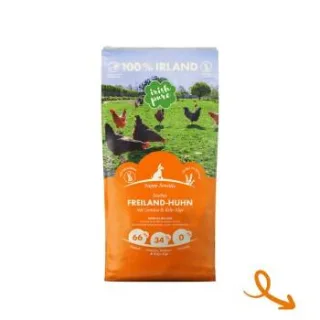 Irish Pure Trockenfutter: Irisches Freiland-Huhn mit Gemüse & Kelp-Alge, Puppy 12 kg