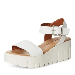 Tamaris - Da.-Sandalette white leather - Gr. - 38