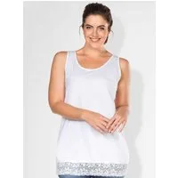Sheego Shirttop Longtop Ärmellos