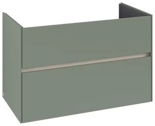 Villeroy & Boch Waschtischunterschrank Collaro 961x610x480mm 2 Ausz. Waschbecken mittig Soft Green C14500AF