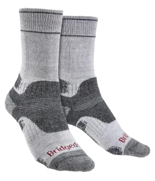 Bridgedale - Womens Wandern Midweight Merino Socken - Silber / Grau