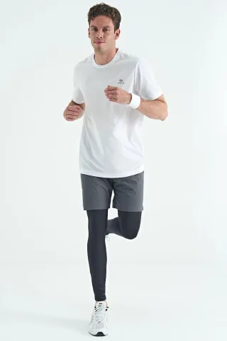 Herren Skinny High-Waist Strick Active Pants