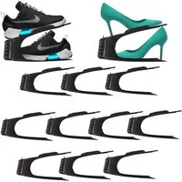 HAC24 Schuhregal Schuhe Organizer Aufbewahrung Schuhhalter Schuhstapler Schuhorganizer, 10-tlg., Platzsparend