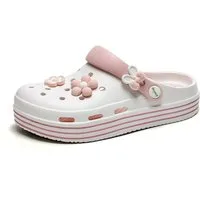 HUSK'SWARE Clog (Damen Blumen Clogs Sommer Freizeit) Leichte, atmungsaktive Clogs Rutschfeste Sandalen aus EVA-Material