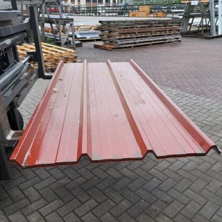 Trapezblech 45/333 | Dach | 2,50 m Länge | Rotbraun ( RAL 8012 )