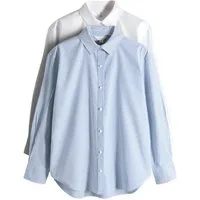 The Set Hemdbluse The Set Oxford-Hemden im 2er-Pack (2-tlg)