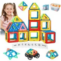 Youyijia Magnetische Bausteine 119tlg Magnete Bauklötze magnetisches Ladekabel
