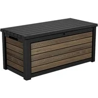 Keter Gartenbox "NORTHWOOD" 623L 157x72x69cm Deckel bis 270kg belastbar, abschließbar