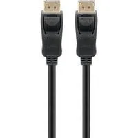 Kabel DisplayPort 1.4 Stecker > DisplayPort Stecker schwarz, 1 Meter, 8K