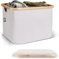 HENNEZ Aufbewahrungskorb 40l kompatibel für IKEA KALLAX Regal, Korb zur Holz Aufbewahrung klein Aufbewahrungsbox Regalkorb