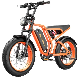 [EU DIRECT] Bluvall Su8 Electric Bike 52V 20Ah Battery 1000W Motor Peak Power 1500W Recommended Top Speed 25KM/H 20x4 In