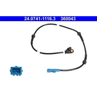 ATE Raddrehzahlsensor hinten Peugeot 206 24.0741-1116.3