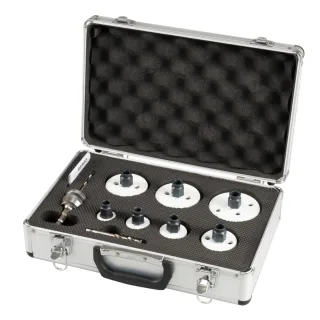 Makita EZYCHANGE Lochsägen-Set universal 9-teilig HSS-BiM 9-tlg. Ø 25-76 mm - Holz/Metall/Kunststoff - E-12295