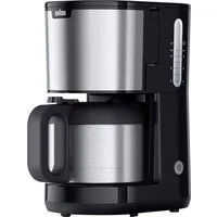 Braun Filterkaffeemaschine PurShine KF1505 BK, 1,2l Kaffeekanne, Papierfilter, 1000W, automatische Abschaltung, herausnehmbarer Filterkorb, Edelstahl
