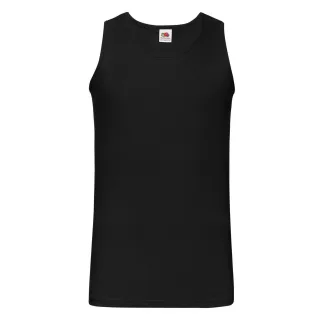 Fruit of the Loom - "Valueweight Athletic" Ärmelloses Oberteil für Herren/Damen Unisex (Schwarz)