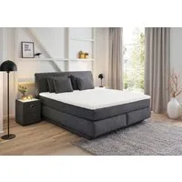 Jockenhöfer Gruppe Boxspringbett "Carla", wahlweise mit oder ohne Bettkasten, inkl. 4 Kissen, erhältlich in den Breiten 160 & 180cm