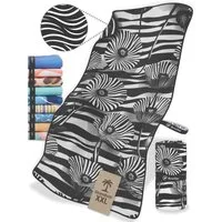 NirvanaShape Strandtuch Reise Handtuch Strandtuch XXL - Strandhandtuch, Mikrofaser Badetuch