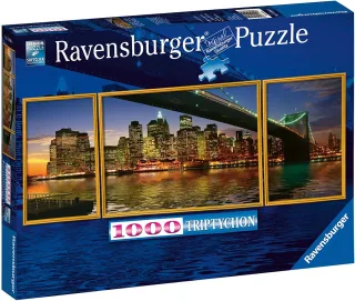 Ravensburger Puzzle 19906 - New York: Brooklyn Bridge (Triptychon) [1.000 Teile]