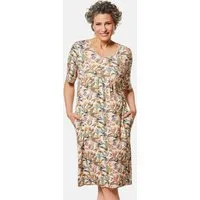 GOLDNER Druckkleid Elastisches Jerseykleid mit modischem Druck