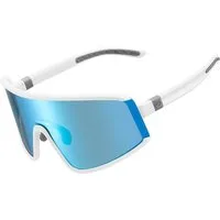 ROCKBROS Fahrradbrille Sportbrille Herren Damen Fahrrad Rennrad MTB Outdoor TR90 Rahmen, selbsttönend, UV400 Schutz, verstellbares Nasenpolster, ultraleicht