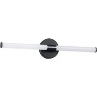 EGLO Spiegelleuchte RAMOLA Spiegellampe - Stahl - LED - 11W - IP44, Memoryfunktion, LED fest integriert, Neutralweiß, Kaltweiß, Warmweiß, Wandlampe, Badezimmerlampe, Bad, L60 x H12 x AL6,5 cm