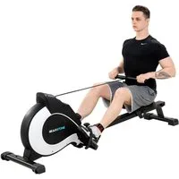 CITYSPORTS Rudergerät HC1pro/HC3 Leises Magnetisches Rudergerät für Zuhause (Mit 16 Widerstandsstufen), Mit LCD-Monitor, max 120kg,Handyhalterung, geräuscharmes Gleiten