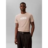 Calvin Klein T-Shirt Reine Baumwolle, Regular Fit, Glanzdruck