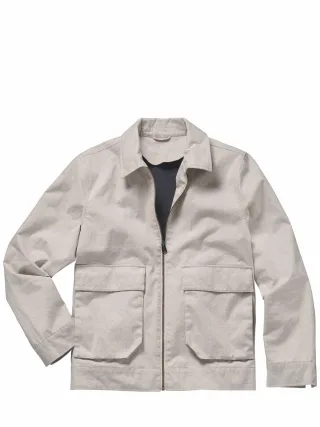 Mey & Edlich Herren Leinenblouson Seglerstoff Beige 100 % Leinen