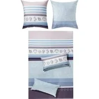 Erwin Müller Bettwäsche Bettwäsche, Mako-Satin, Mako-Satin Streifen/Motiv: Maritim