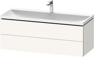 Duravit L-Cube c-shaped Set wandhängend Weiß Supermatt 1200x480x480 mm - LC6953O84840000 LC6953O84840000